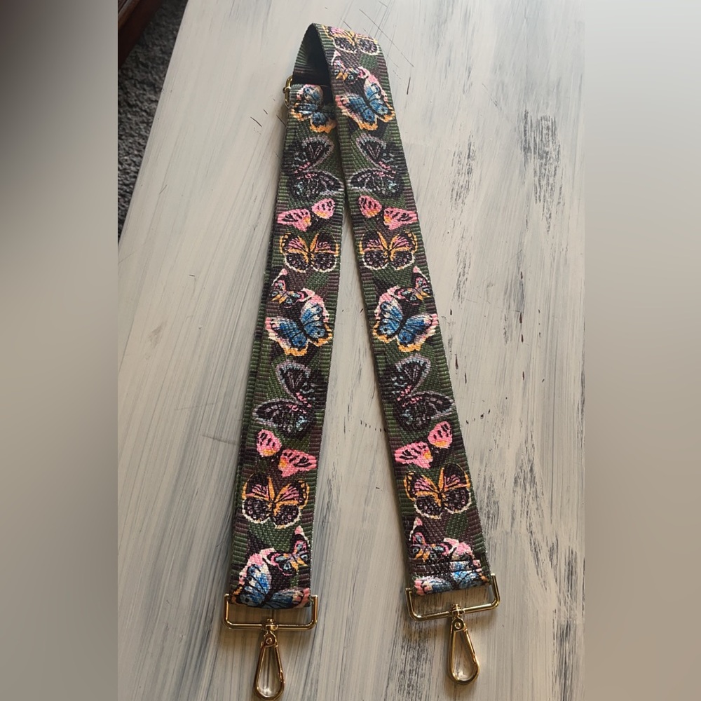 Butterfly Patterned Strap for Women Bags